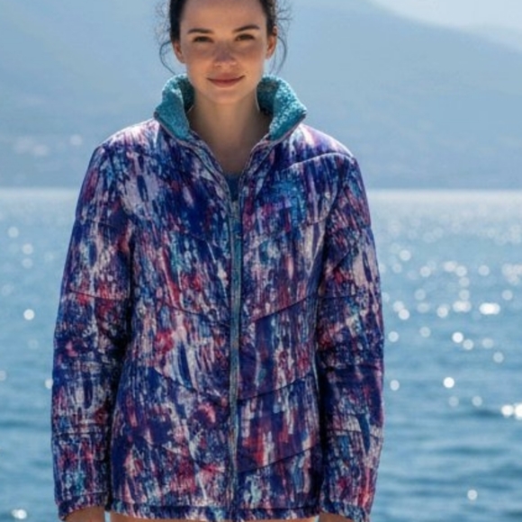 ZeroXposur Girls Size 16 XL Heavyweight Faux Fur Hooded 2 in 1 Jacket / Coat EUC - Picture 3 of 16